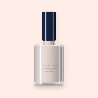 Vernis à ongles Mine Reposée couleur pure – Joli Quotidien, flacon 5 ml, teinte 03 Nude laiteux