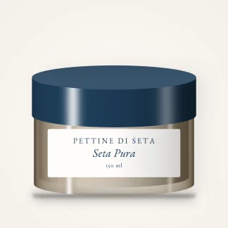 Masque capillaire éclat couleur Seta Pura – Pettine di Seta, pot 150 ml
