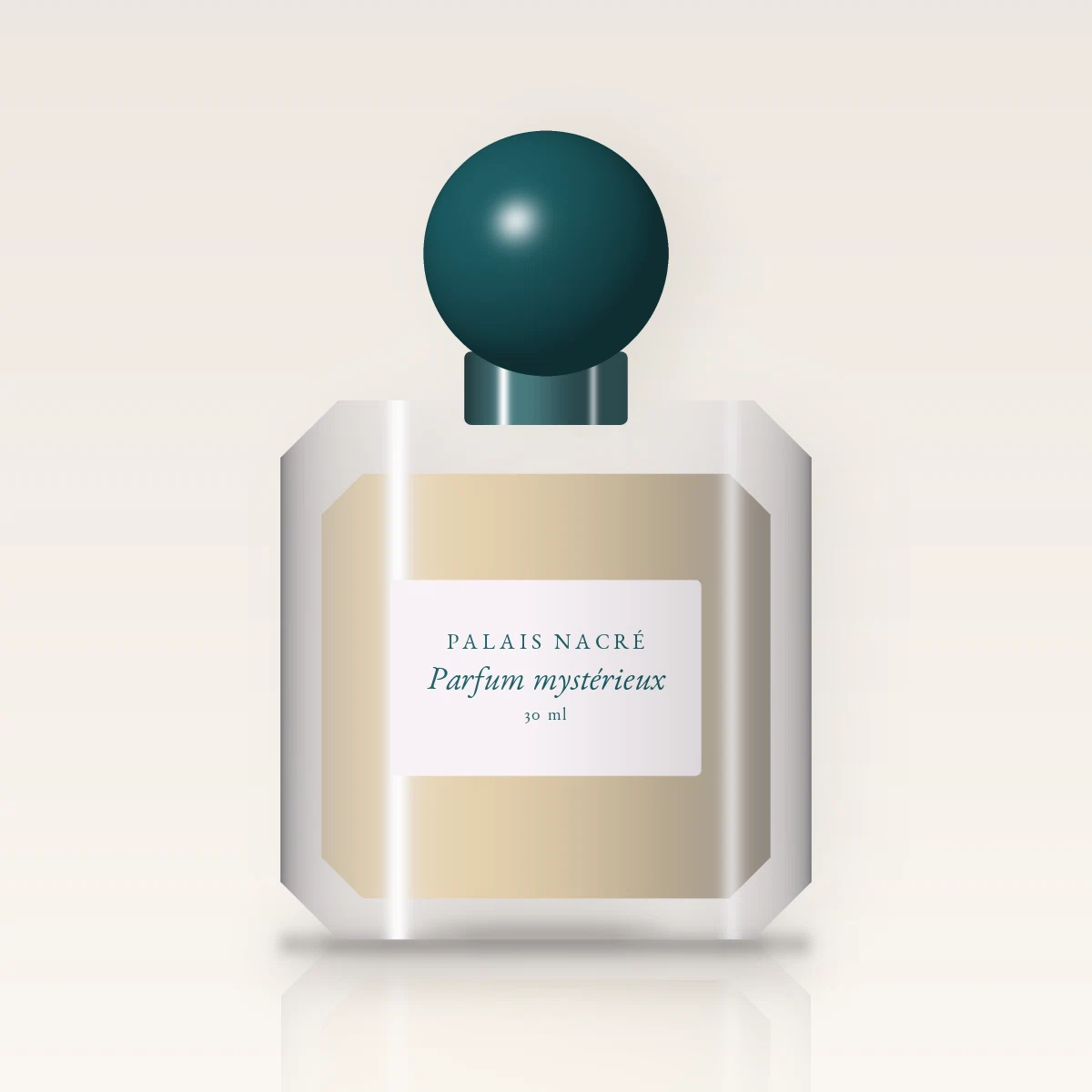 Parfum mystérieux à la mousse de chêne – Palais Nacré, flacon 30 ml