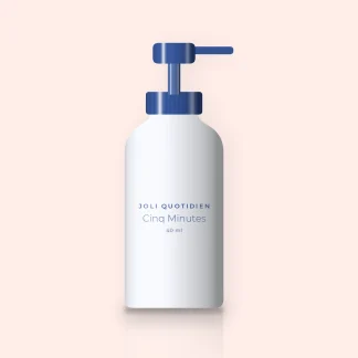 Crème hydratante veloutée Cinq Minutes – Joli Quotidien, flacon-pompe 40 ml
