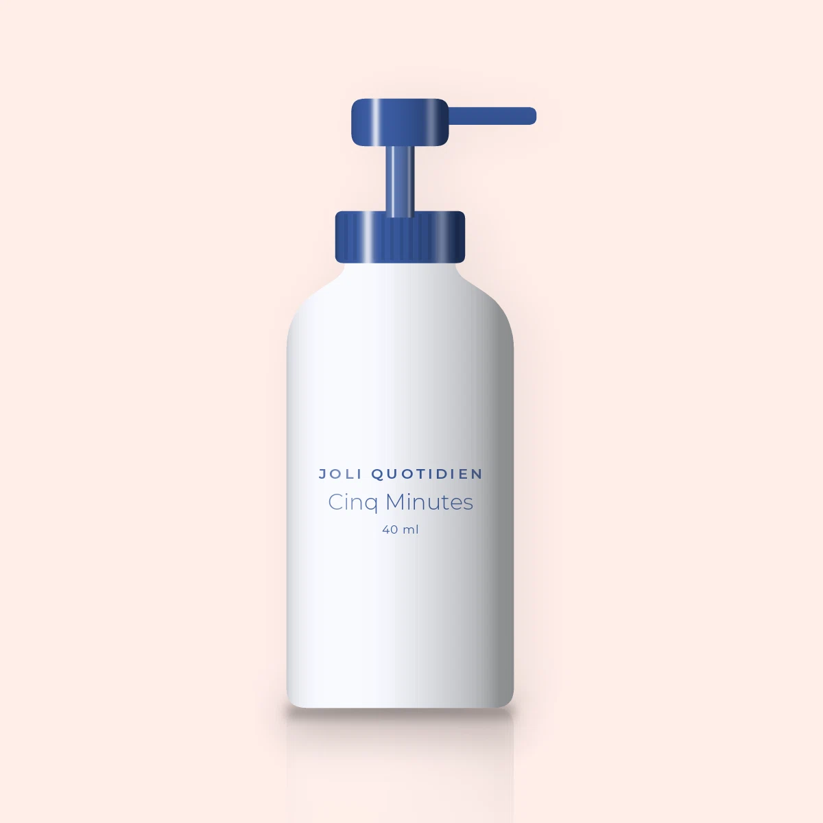 Crème hydratante veloutée Cinq Minutes – Joli Quotidien, flacon-pompe 40 ml