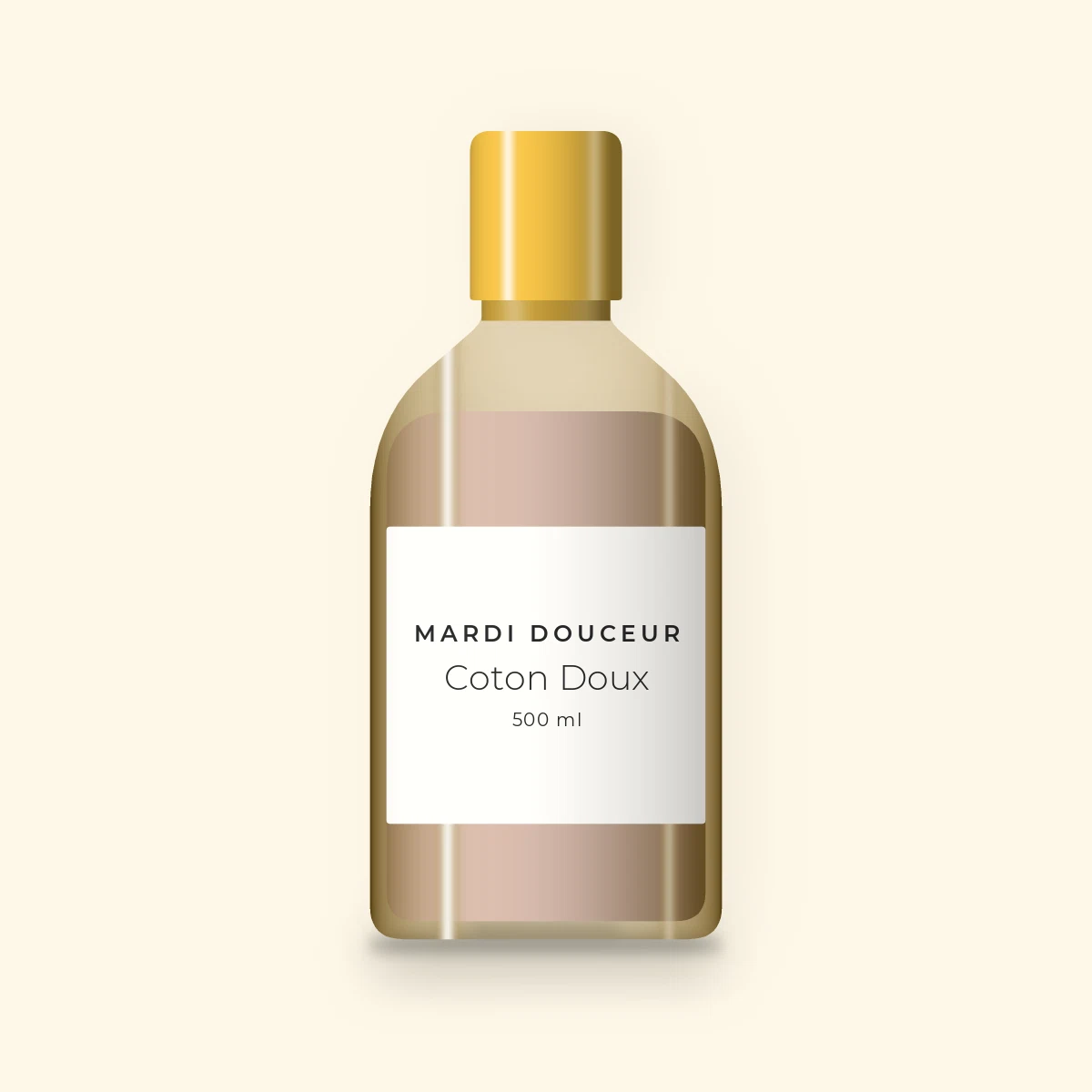 Gel douche Coton Doux à la pastèque – Mardi Douceur, flacon 500 ml
