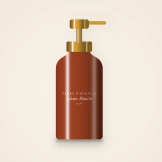 Crème hydratante Falaise Blanche à la niacinamide – Terre d'Ocrelle, flacon-pompe 75 ml