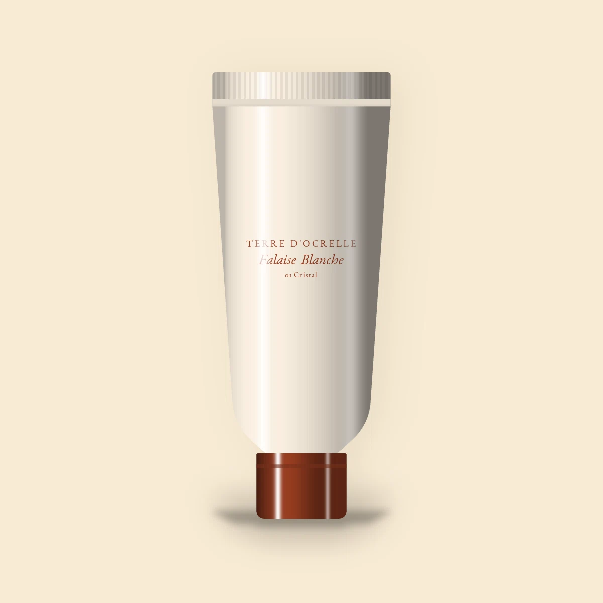 Gloss Falaise Blanche brillance miroir – Terre d'Ocrelle, tube 4 ml, teinte 01 Cristal