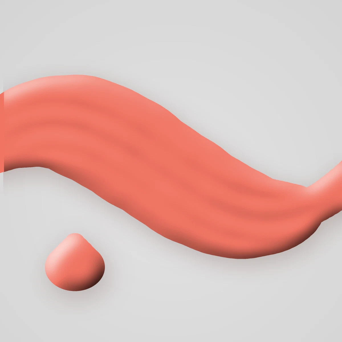Gloss brillance miroir Lever de Rideau – Coulisse Rouge, aperçu de la teinte 06 Corail