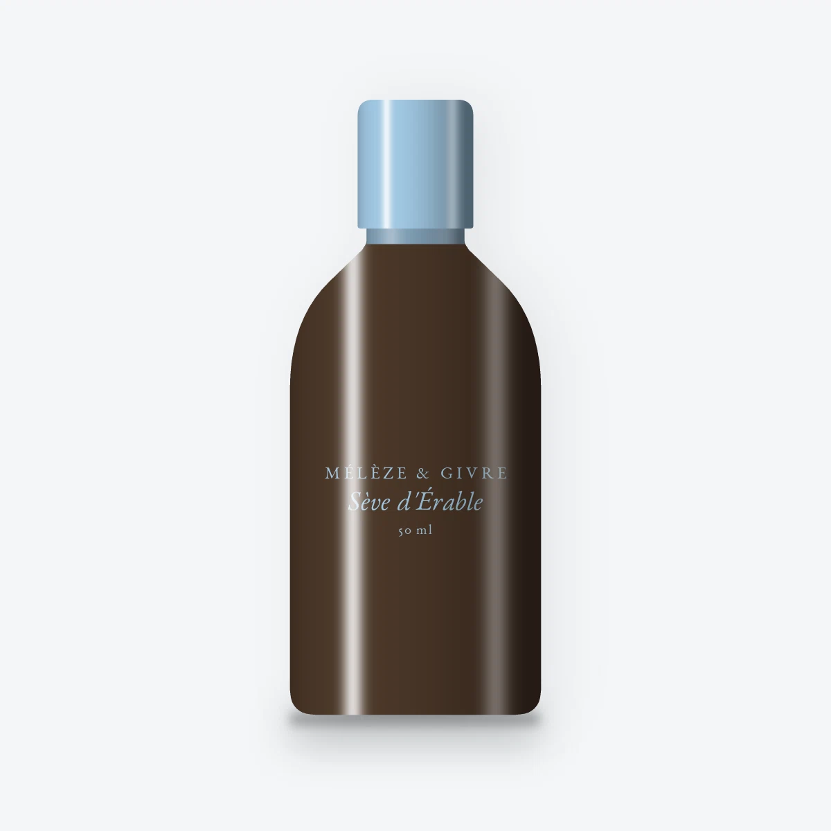 Huile à barbe Sève d'Érable délicate – Mélèze & Givre, flacon 50 ml