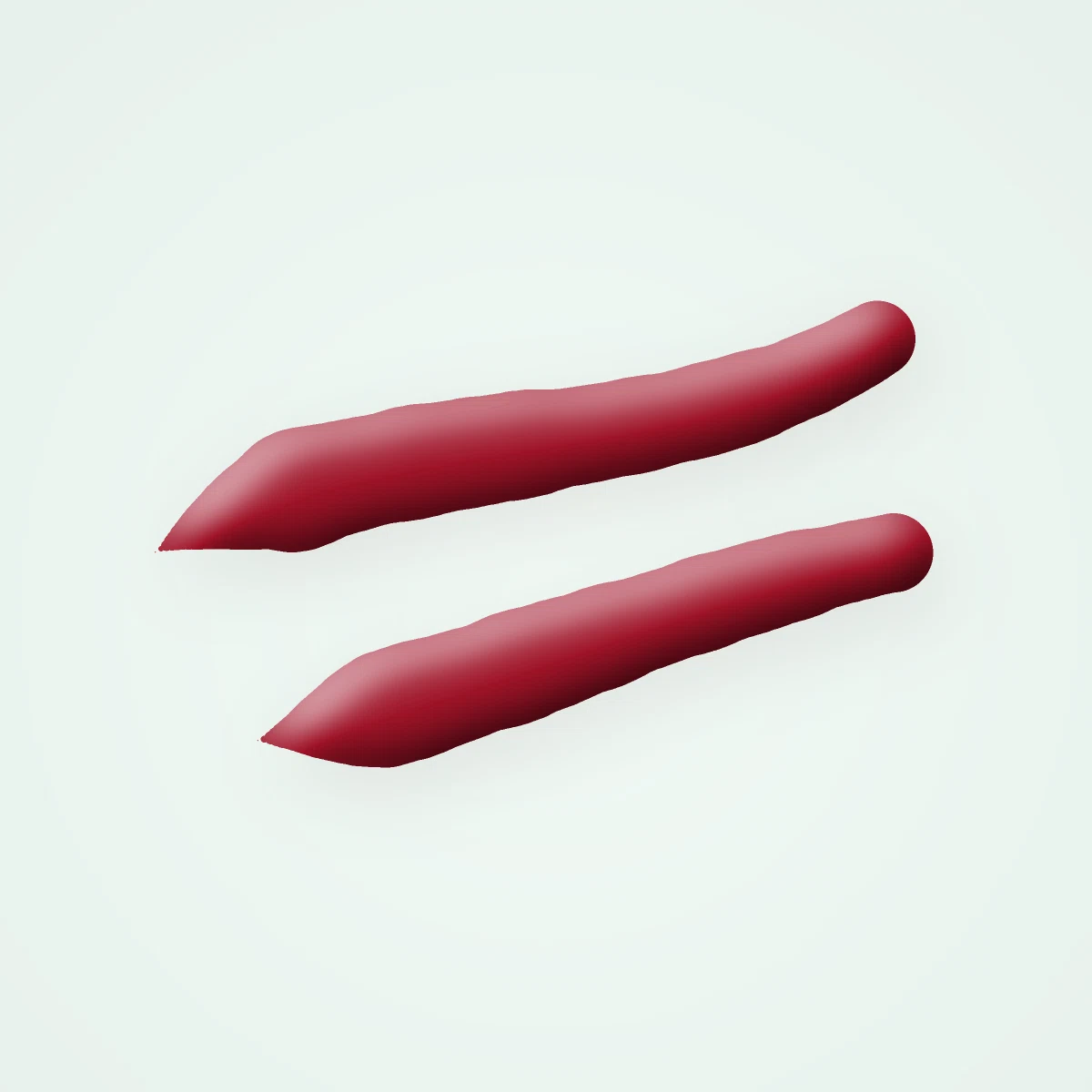 Rouge à lèvres Cerise Givrée à l'huile de coco – Sopoong, aperçu de la teinte 15 Rouge carmin
