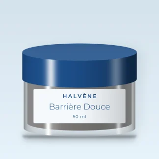 Masque visage désaltérant Barrière Douce – Halvène, pot 50 ml