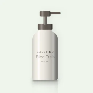 Gel douche Bloc Frais aux algues marines – Galet Nu, flacon-pompe 500 ml