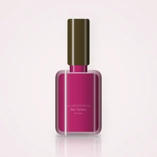 Vernis à ongles nourrissant Soie Carmin – Balcon Pourpre, flacon 5 ml, teinte 08 Fuchsia