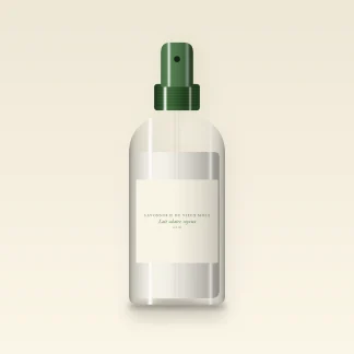Lait solaire soyeux à l'acide hyaluronique SPF 50+ – Savonnerie du Vieux Môle, flacon spray 200 ml