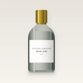 Herbe Folle nettoyant visage tout-en-un – Atelier Verdure, flacon 150 ml