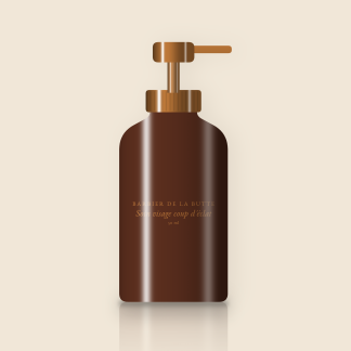Soin visage coup d'éclat aux céramides pour homme – Barbier de la Butte, flacon-pompe 50 ml
