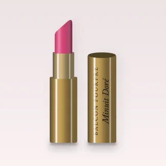 Rouge à lèvres Minuit Doré à l'huile de macadamia – Balcon Pourpre, étui 3,5 g, teinte 06 Rose vif