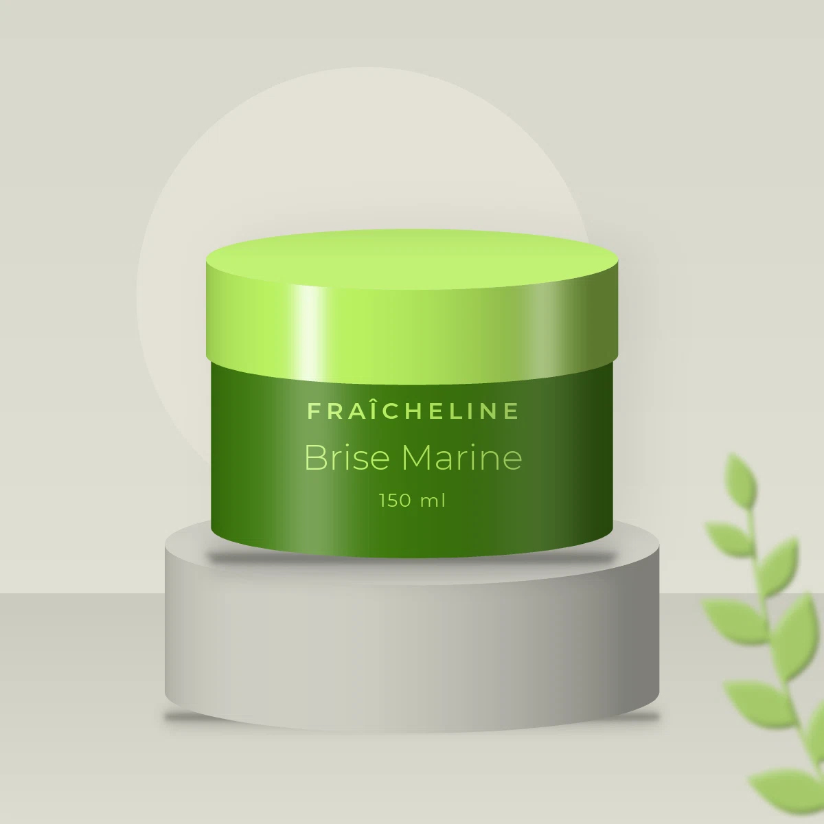 Masque capillaire gainant Brise Marine – Fraîcheline, photo d'ambiance