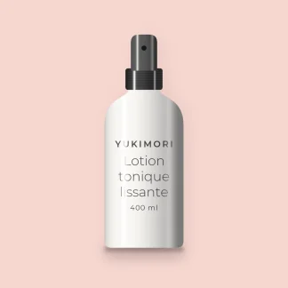 Lotion tonique lissante à l'hydrolat de lavande – Yukimori, flacon spray 400 ml