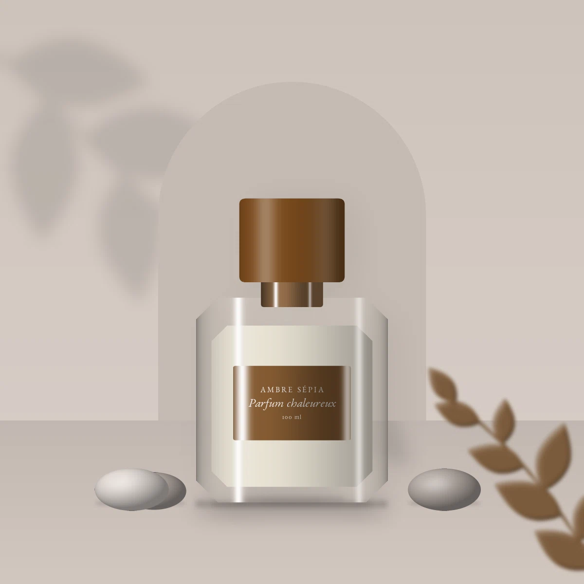 Parfum chaleureux à la coriandre pour homme – Ambre Sépia, photo d'ambiance