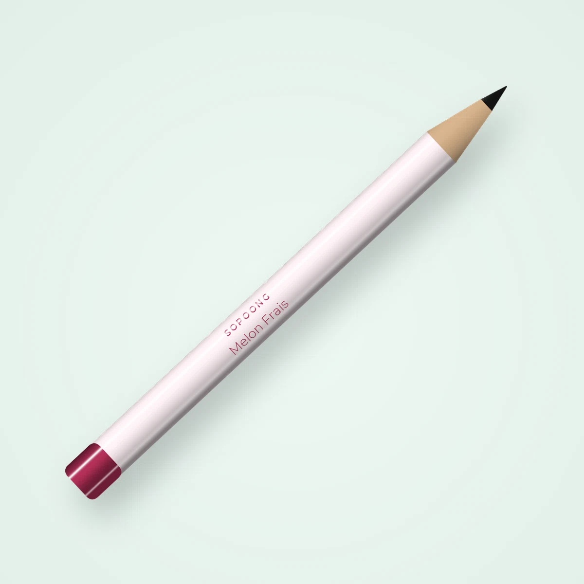 Eyeliner Melon Frais longue tenue – Sopoong, crayon 1,2 g, teinte Noir