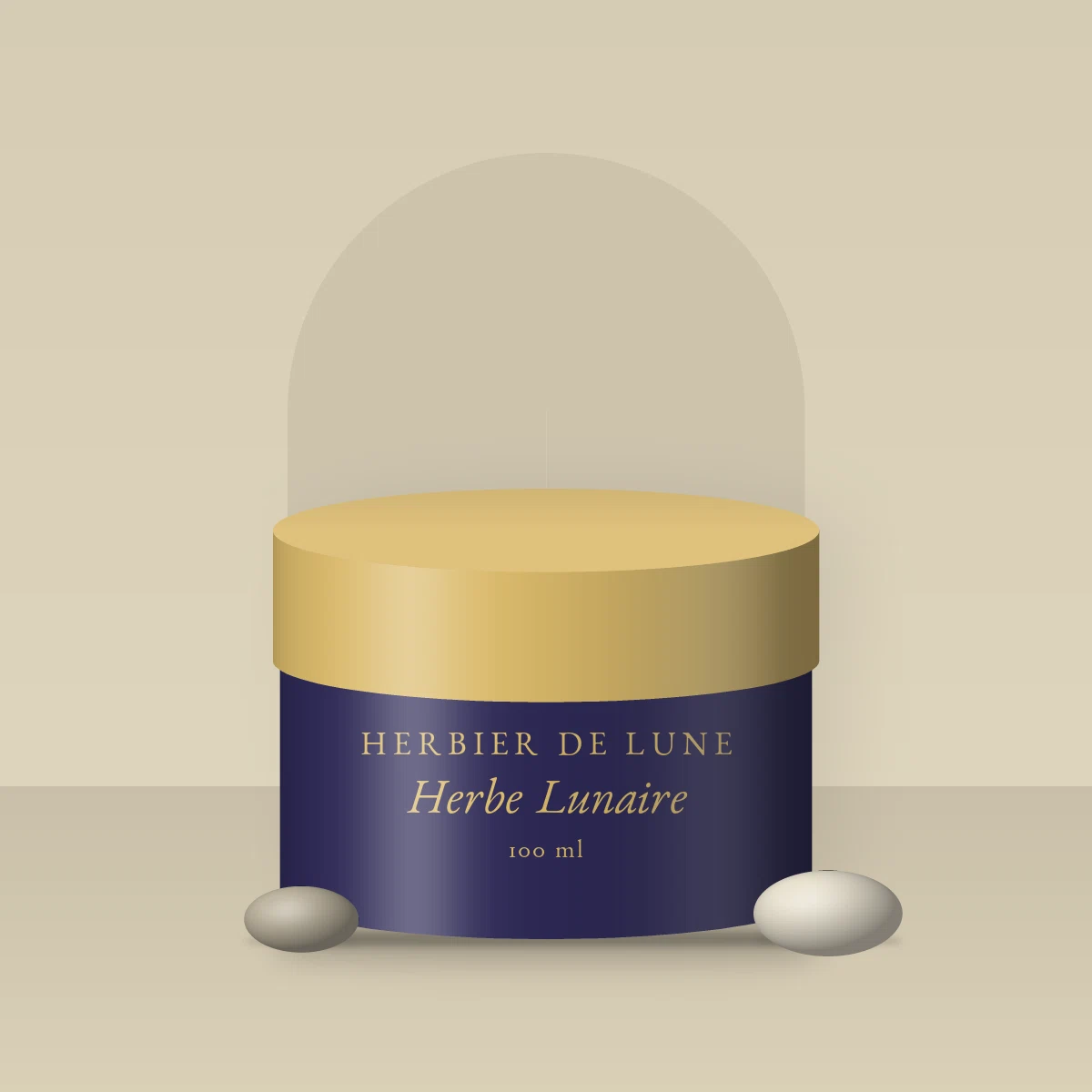 Crème mains et pieds Herbe Lunaire hydratante – Herbier de Lune, photo d'ambiance