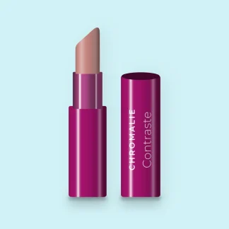 Rouge à lèvres couleur intense Contraste – Chromalie, étui 3,8 g, teinte 02 Nude rosé