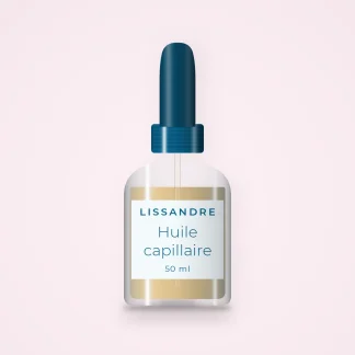 Huile capillaire brillance miroir à la pistache – Lissandre, flacon compte-gouttes 50 ml