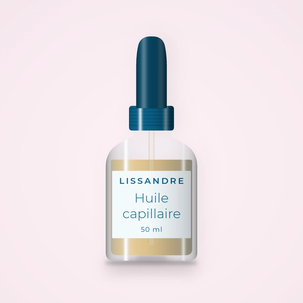 Huile capillaire brillance miroir à la pistache – Lissandre, flacon compte-gouttes 50 ml