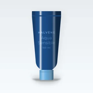 Masque visage Aqua Sensible à l'aloe vera – Halvène, tube 100 ml