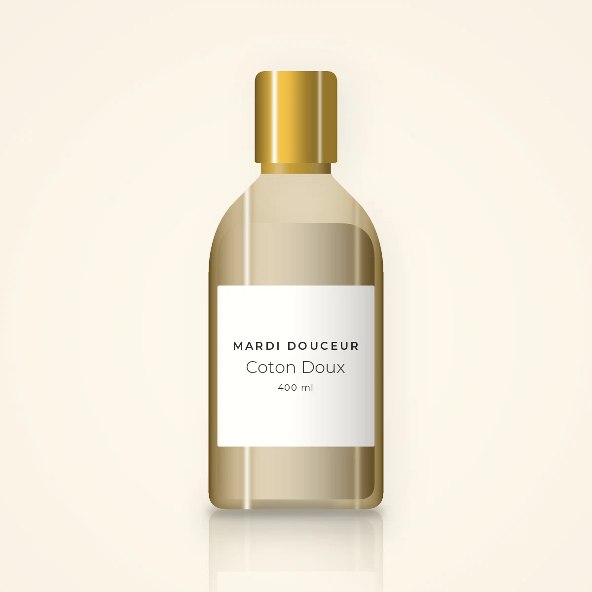 Lait corps Coton Doux adoucissant – Mardi Douceur, flacon 400 ml