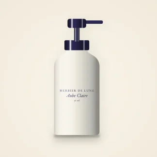 Soin anti-âge Aube Claire à l'extrait d'edelweiss – Herbier de Lune, flacon-pompe 50 ml