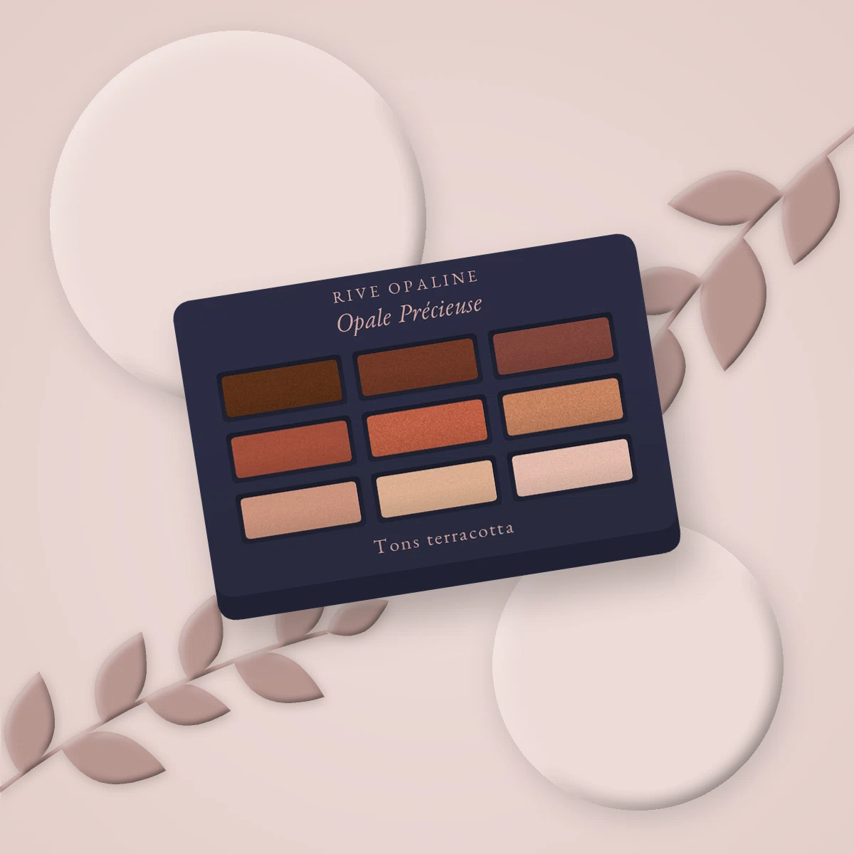 Palette yeux estompable Opale Précieuse – Rive Opaline, photo d'ambiance