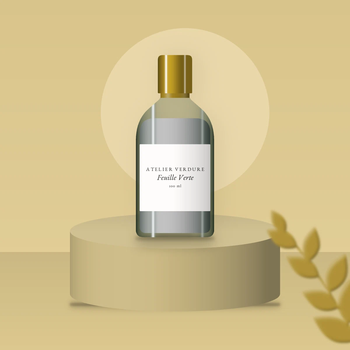Lotion tonique équilibrante Feuille Verte – Atelier Verdure, photo d'ambiance