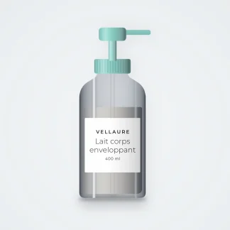 Lait corps enveloppant à l'avoine – Vellaure, flacon-pompe 400 ml