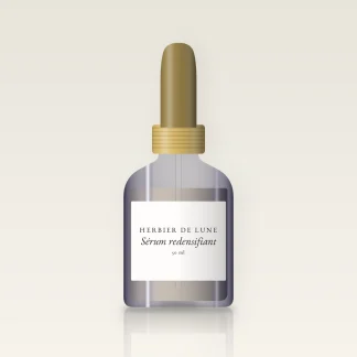 Sérum redensifiant au complexe de céramides – Herbier de Lune, flacon compte-gouttes 50 ml