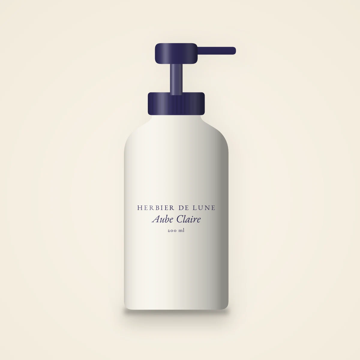 Soin sans rinçage Aube Claire au beurre de karité – Herbier de Lune, flacon-pompe 200 ml