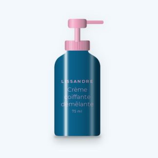 Crème coiffante démêlante à l'huile de camélia – Lissandre, flacon-pompe 75 ml