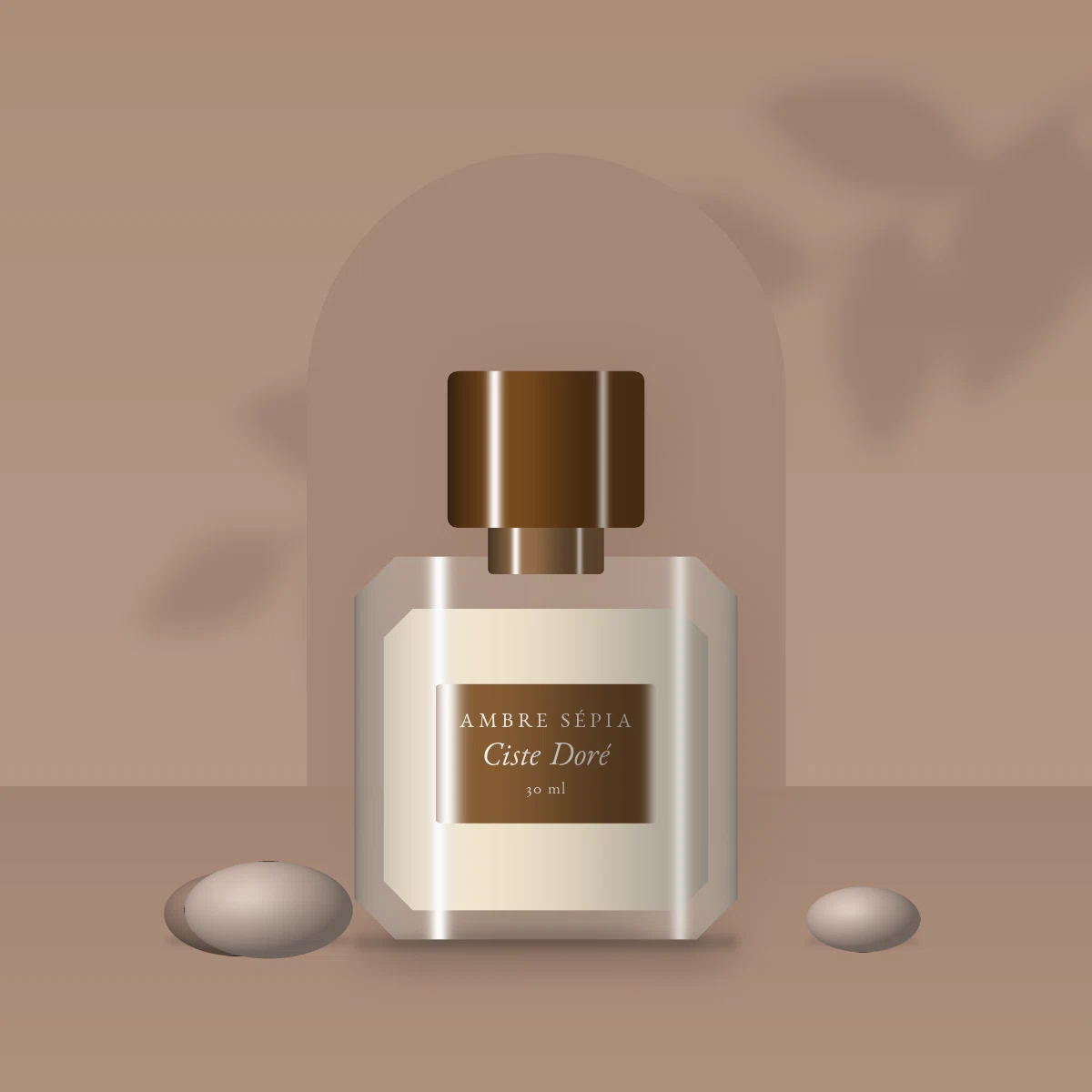 Parfum Ciste Doré à la framboise – Ambre Sépia, photo d'ambiance