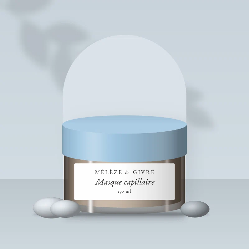 Masque capillaire revitalisant à l'extrait de figue – Mélèze & Givre, photo d'ambiance