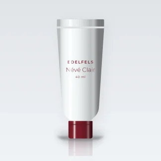 Névé Clair crème solaire visage unifiante SPF 50 – Edelfels, tube 40 ml