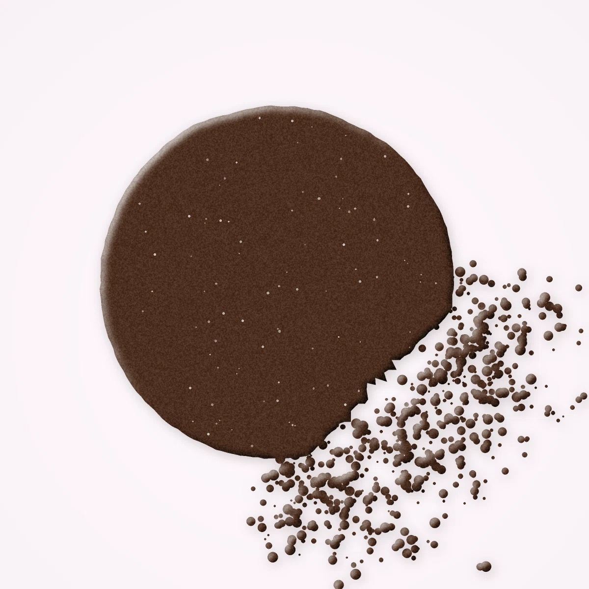 Poudre anti-fatigue Sucre d'Orge – Bonbon Néon, aperçu de la teinte 16 Ébène