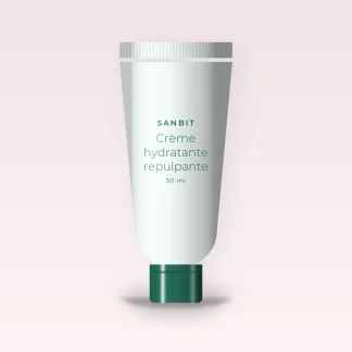 Crème hydratante repulpante à l'extrait de calendula – Sanbit, tube 50 ml