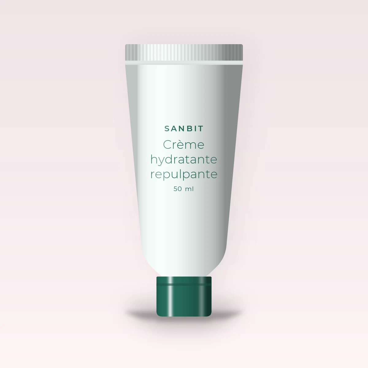 Crème hydratante repulpante à l'extrait de calendula – Sanbit, tube 50 ml