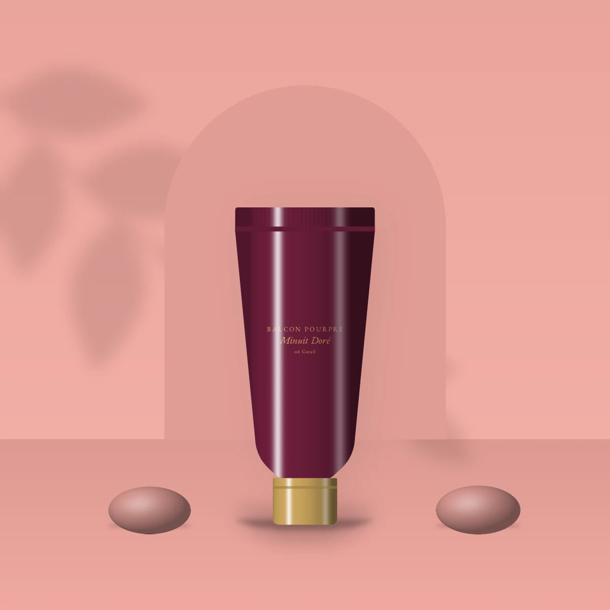Gloss longue tenue Minuit Doré – Balcon Pourpre, photo d'ambiance