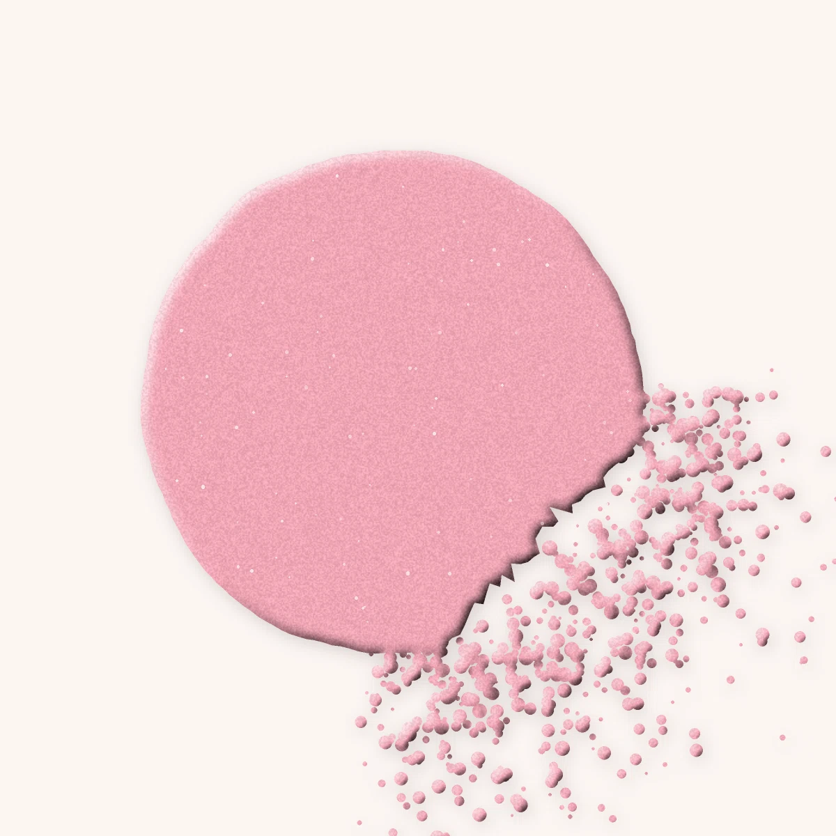 Blush effet retouché Émail Doux – Laque Rivoli, aperçu de la teinte 02 Rose tendre