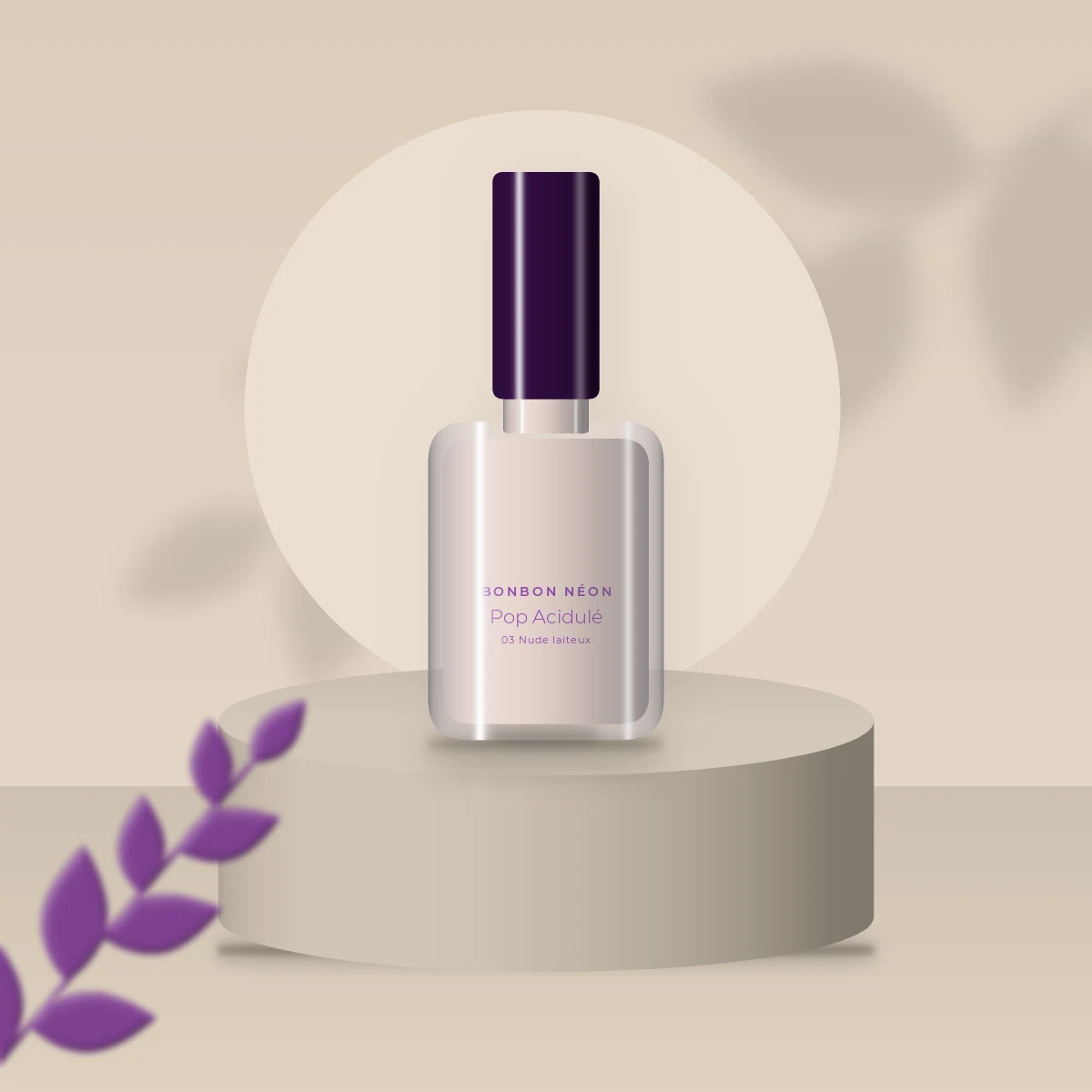Vernis à ongles Pop Acidulé séchage rapide – Bonbon Néon, photo d'ambiance