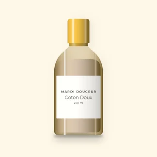 Coton Doux nettoyant visage fraîcheur – Mardi Douceur, flacon 200 ml