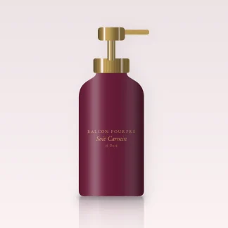 Fond de teint Soie Carmin couvrance modulable – Balcon Pourpre, flacon-pompe 35 ml, teinte 16 Doré