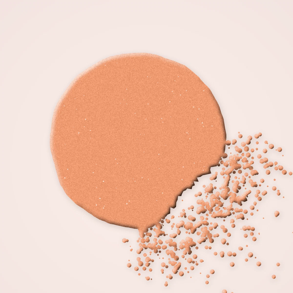 Blush effet vitaminé à l'huile de rose musquée – Laque Rivoli, aperçu de la teinte 04 Abricot