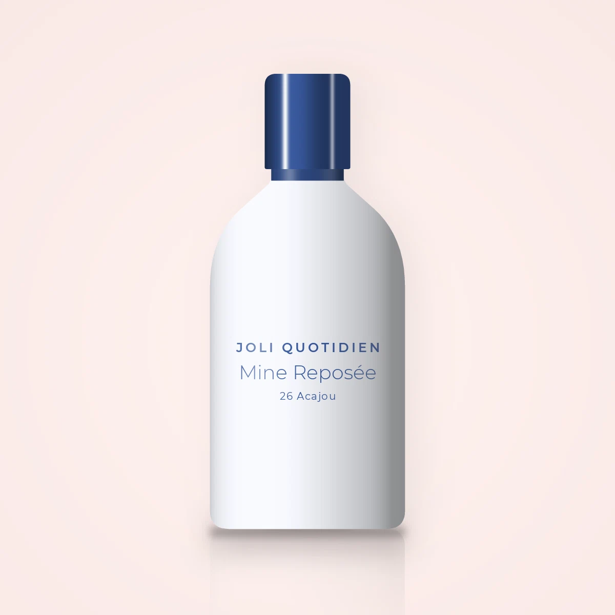 Fond de teint ultra-couvrant Mine Reposée – Joli Quotidien, flacon 30 ml, teinte 26 Acajou