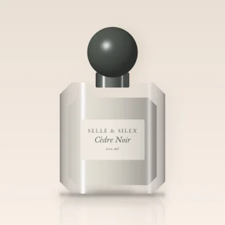 Parfum Cèdre Noir à la cardamome – Selle & Silex, flacon 100 ml