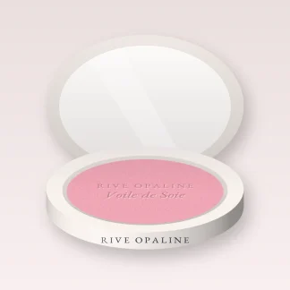Blush effet vitaminé Voile de Soie – Rive Opaline, boîtier 6 g, teinte 02 Rose tendre